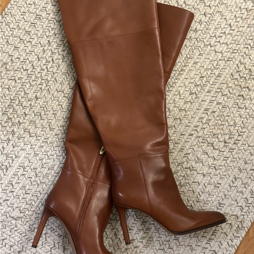 Vince Camuto Tan Over the Knee Boots